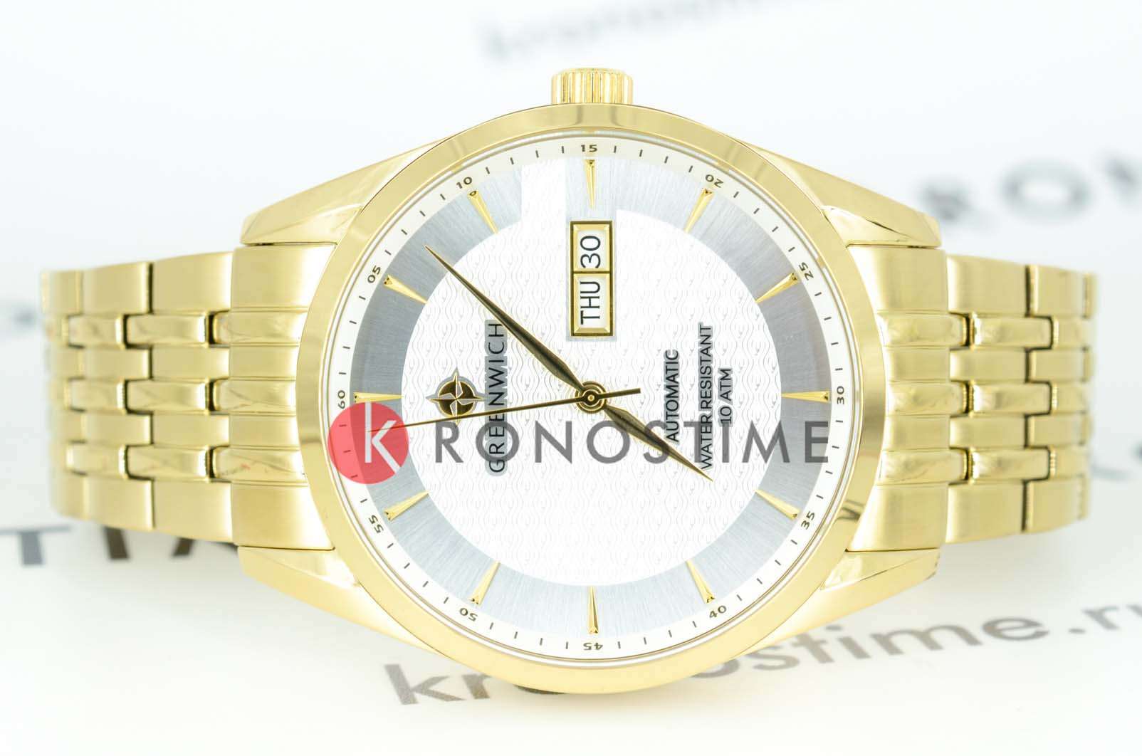 Greenwich Greenwich Good Luck Classic GW 074.20.33 , наручные мужские часы фото под углом